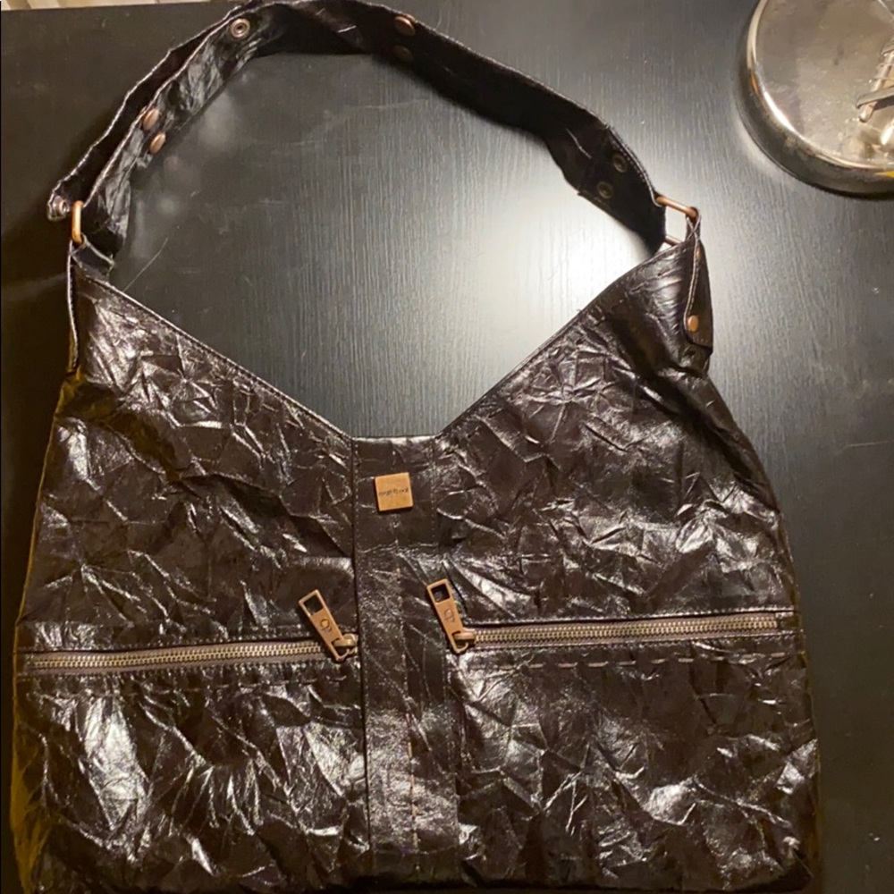 Brand New Matt and Nat Crinkle Vegan Leather Bag
